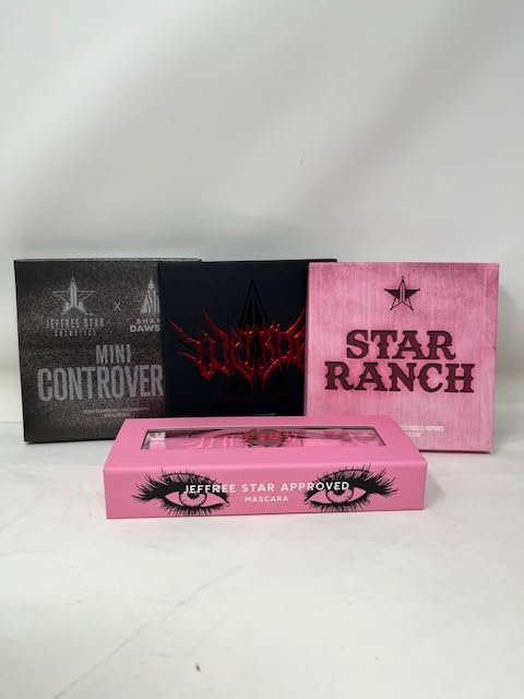 Jeffree Star Cosmetics Birthday Gift Box for Any Holiday Make Up Bundle Set - 4 pcs Bundle-VivaGrace Women