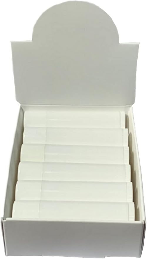 White Arched Lip Balm Tube Display Boxes (10)-VivaGrace Women