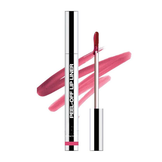 Longwear Peel-off Lip Stain Marker Peel Off with Vitamin E - Smudge-Resistant Lip Liner & Base for All Skin Types (00#)-VivaGrace Women