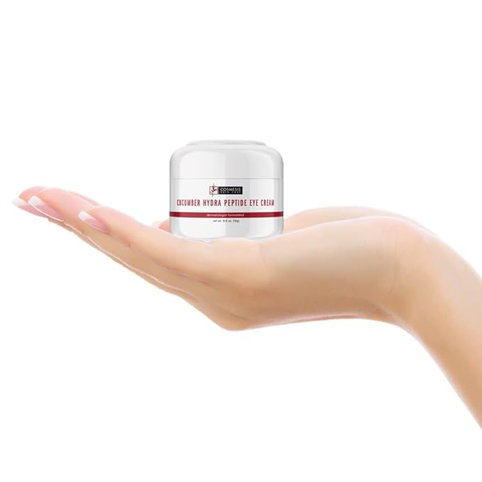 Cucumber Hydra Peptide Eye Cream - Minimize Fine Lines, Promote Smooth Skin & Protect Delicate Under-Eye Skin - 0.50 oz - Cosmesis-VivaGrace Women