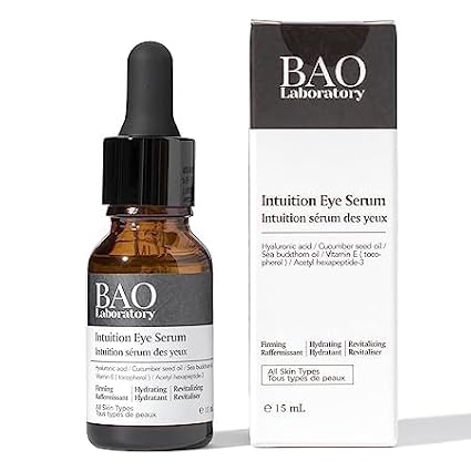 Intuition Eye Serum | Vitamin E, Cucumber Seed Oil And Hyaluronic Acid | Eye Serum for Wrinkles, Finelines and Dark Spots | Best Eye Serum For All Skin Types (15 ML)-VivaGrace Women