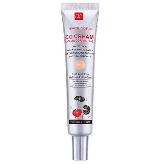 Color Correcting CC Cream with SPF 25, Coverage Lightweight Foundation, Hydrating Serum, Even Skin Tone Makeup and Skin Care, Boost Radiance, Refine Skin Texture, Avoid Sun Damage (LightLight, 1PCS)-VivaGrace Women