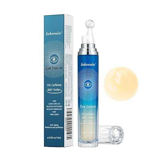 Caffeine Eye Serum for Dark Circles, Puffiness, Bags Under Eyes, Illuminating Eye Serum, Retinol Eye Serum, Anti-Aging Eye Serum for Dark Circles, Age Spots, Fine Lines, Wrinkles-VivaGrace Women