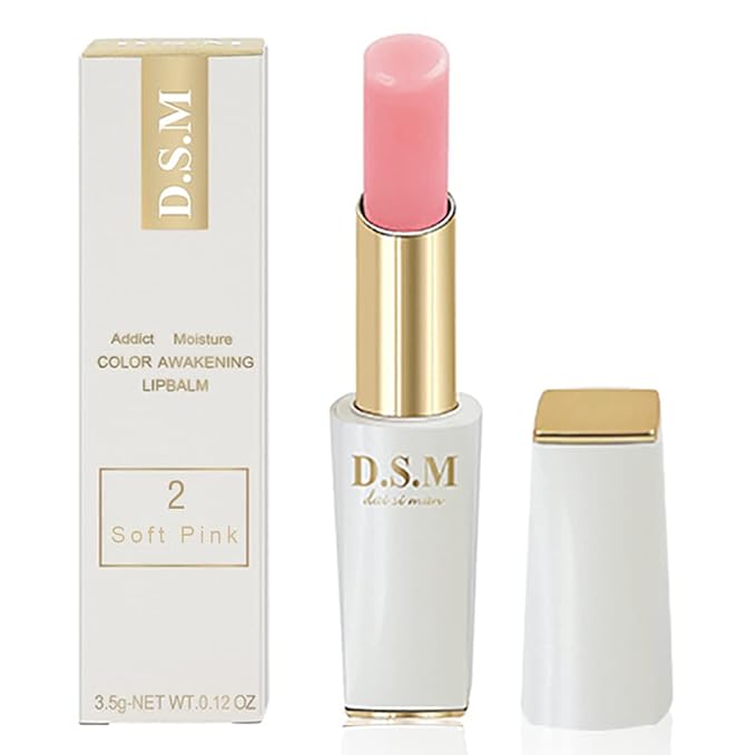 Lip Balm Hydrating Lip Conditioner Soothing Moisturize Lip Care Lip Butter 0.12 OZ Soft Pink-VivaGrace Women