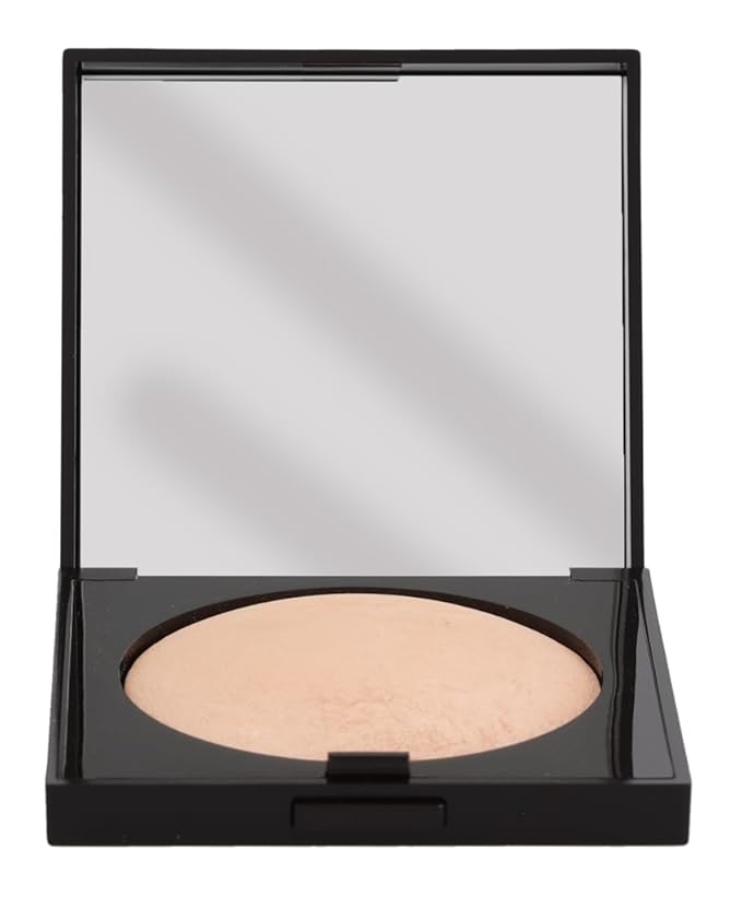 Laura Mercier Matte Radiance Baked Powder Highlight, No. 01 Golden Nude, 0.26 Ounce-VivaGrace Women