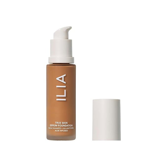 ILIA - True Skin Serum Foundation | Non-comedogenic, Cruelty-Free, Vegan, Weightless Feel, Buildable Coverage, Safe For Sensitive Skin (Iona SF10.25)-VivaGrace Women