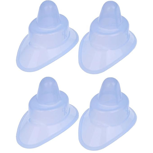 4Pcs Silicone Eye Wash Cup with Scale, Reusable Eye Wash Cleaner Eyewash Soft Eye Bath Cup Eye Wash Cup For Elderly Women Men Children-VivaGrace Women