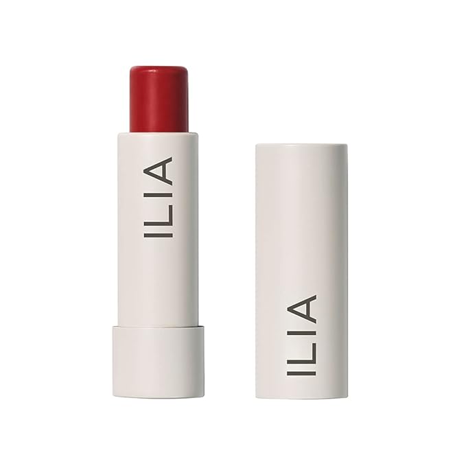 ILIA - Balmy Tint Hydrating Lip Balm | Non-Toxic, Cruelty-Free, Moisturizing + Sheer, Buildable Lip Color (Heartbeats, 0.15 oz | 4.4 g)-VivaGrace Women