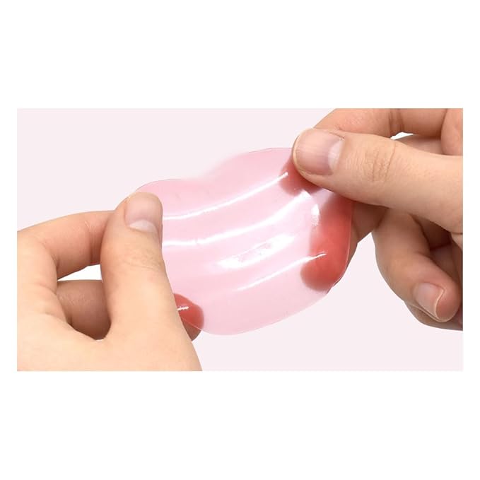 PS.PRETTYSKIN Rose Lip Masks for Dry Lips Care, Hydrogel Formula, moisture,nutrition, elasticity and vitality of lips,Rosa Centifolia Flower Extract,castor seed oil Extract,Lip care, Pack of 20-VivaGrace Women