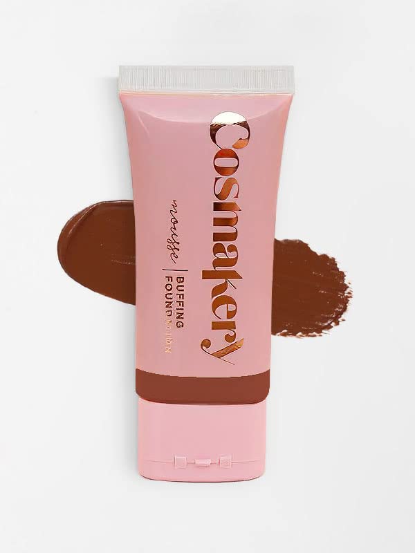 Foundation for Light to Full Coverage - Mousse Liquid Makeup Foundation for Uneven Skin Tone - Diverse Skin Types Mature, Dry, Oily - Oil-free, Cruelty-free (Deep)-VivaGrace Women