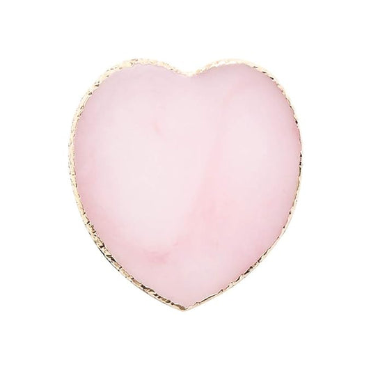 Resin Nail Art Plate Palette,Makeup Palettes,Gel Polish Color Mixing Plate Drawing Painting Color Palette,Golden Edge Heart Shaped Nail Art Display Holder-VivaGrace Women