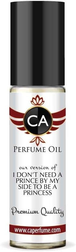 CA Perfume Impression of I Don't Need A Prince By My Side To Be A Princess For Women & Men Replica Fragrance Body Oil Dupe Alcohol-Free Essential Aromatherapy Sample Travel Size Roll-On 0.3 Fl Oz/10ml-VivaGrace Women