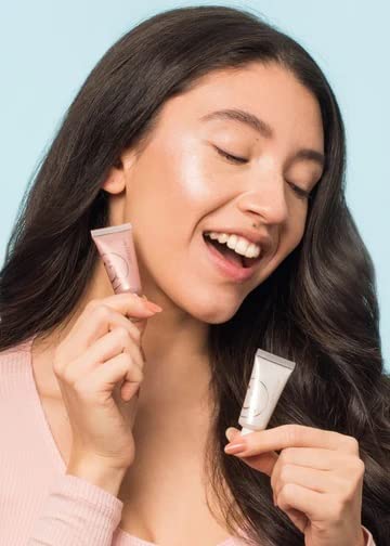 M2U NYC Liquid Highlighter Makeup, Luminizer Pearl, Shimmer And Shine, Ultra-Smooth Radiant Illuminator For Face Cheekbone Body Glow Illuminating (Orange-Futurity)-VivaGrace Women