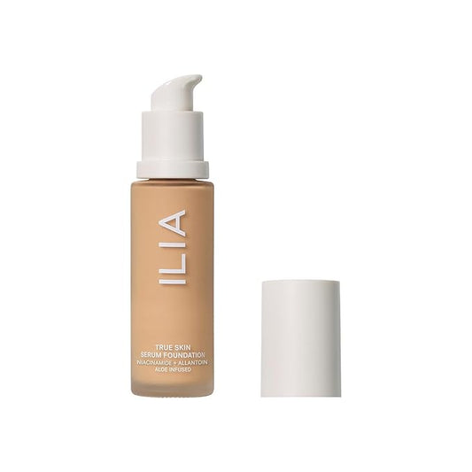 ILIA - True Skin Serum Foundation | Non-comedogenic, Cruelty-Free, Vegan, Weightless Feel, Buildable Coverage, Safe For Sensitive Skin (Salina SF5)-VivaGrace Women