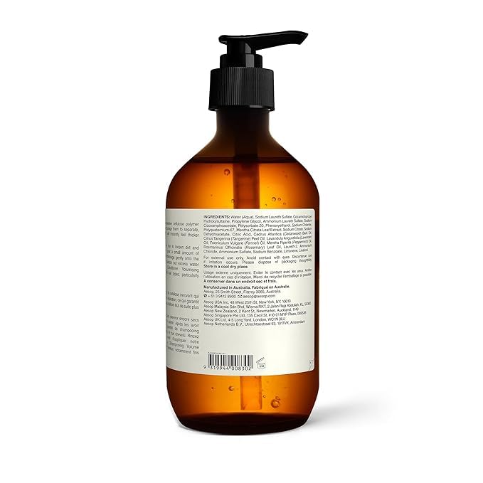Aesop Volumizing Shampoo and Conditioner Set | Cleanses Hair and Scalp for Soft, Shiny, Fragrant Hair | Paraben-Free + Cruelty-Free | Set of 2 (16.9 oz + 17.5 oz)-VivaGrace Women