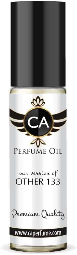 CA Perfume Impression of Other 133 For Women & Men Replica Fragrance Body Oil Dupes Alcohol-Free Essential Aromatherapy Sample Travel Size Concentrated Long Lasting Attar Roll-On 0.3 Fl Oz/10ml-VivaGrace Women