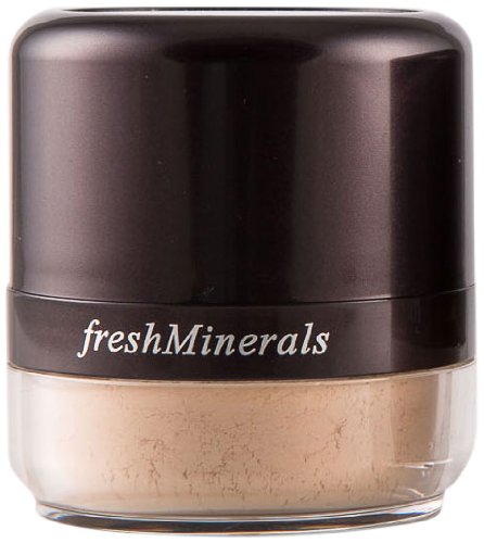 Mineral Powder Foundation, with puff, Freshcover, 6 Gram-VivaGrace Women