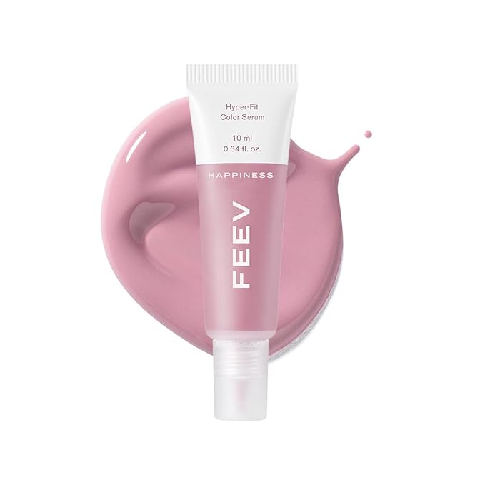 FEEV Hyper-Fit Color Serum Liquid Blush(10ml) | Dewy Cheek Blush Makeup | 50% of Hydrating Essence | Vegan | K-beauty (Happiness, 10ml)-VivaGrace Women