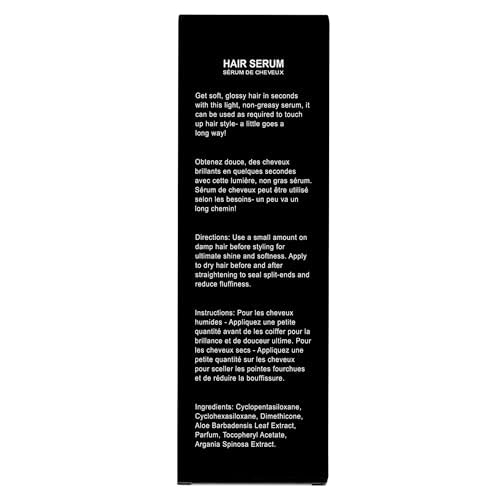 HerStyler Hair Repair Serum - Argan Oil Hair Serum for Frizzy and Damaged Hair - For Frizz, Styling and Shine - 2 Fl Oz - Pack of 1-VivaGrace Women