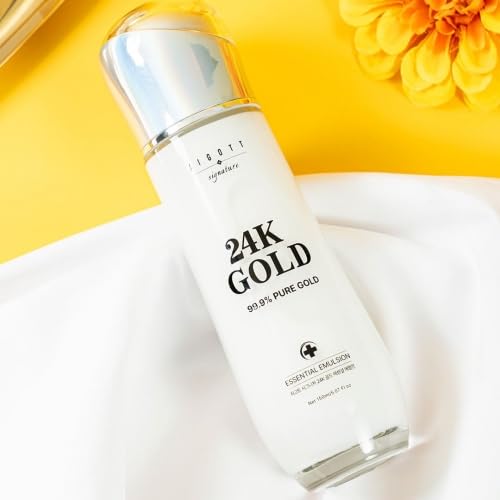 Signature 24K Gold Essential Skin Care 3 Set Toner, Emulsion, Cream Set (24K Gold)-VivaGrace Women