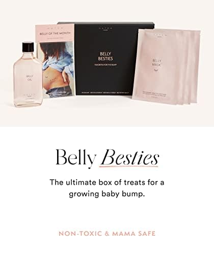 HATCH Belly Bestie Kit - Belly Oil, 4 Belly Masks, & Non-Toxic Belly Tattoos - Maternity Essentials - Belly-Centric Faves Perfect Maternity Gift-VivaGrace Women