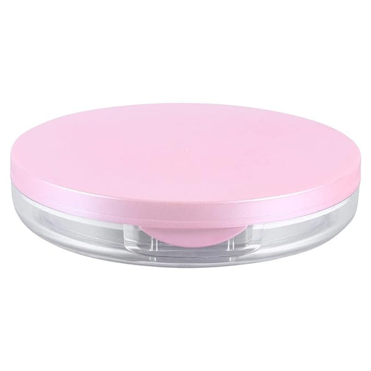Powder Puff 2pcs Loose Powder Containers with Elasticated Net Sifter, Mirror and Puff 5g Loose Powder Compact Case Case for DIY Makeup and Travel () Cushion Foundation-VivaGrace Women