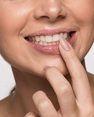 Sara Happ The Lip Scrub: Sparkling Peach Sugar Scrub for Dry Lips - Gently Exfoliate, Polish, and Revitalize Lips with Vitamin E and Jojoba & Grape Oils, Vegan, 0.5 oz.-VivaGrace Women