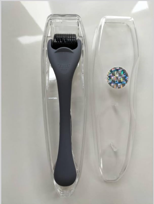 ROSELYNBOUTIQUE Derma Roller for Hair Beard Facial Skin Face 540 Microneedles At-Home Beauty Instrument White Holiday Gift for Men Women-VivaGrace Women