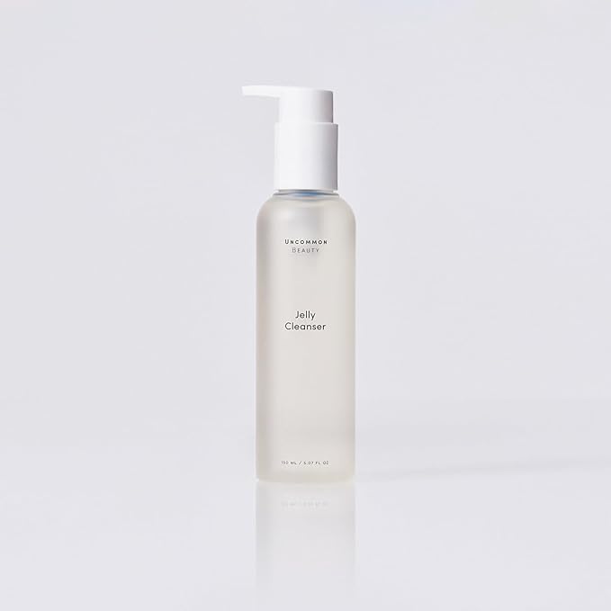 Jelly Cleanser - Daily Gentle Face Wash Enriched with Aloe Vera Gel - All Skin Types, Vegan, Cruelty Free, Fragrance Free, 5.07 FL OZ