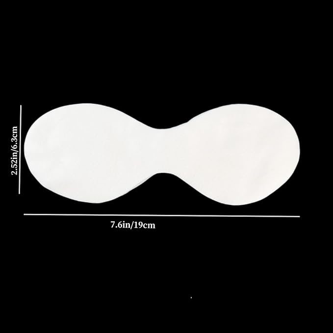 400 Sheets Disposable Eye Mask Paper, Non Woven DIY Eye Paper, Cotton Spa Eye Pads for Facials, Disposable Eye Pillow Covers Moisture Retention-VivaGrace Women