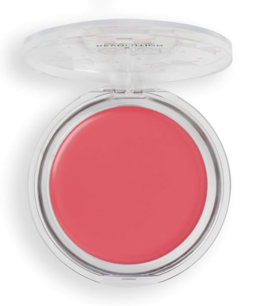 Revolution X Grease Rizzo Melting Blusher Pink Lady, 0.21 oz/ 6 g, Light Rosey-VivaGrace Women