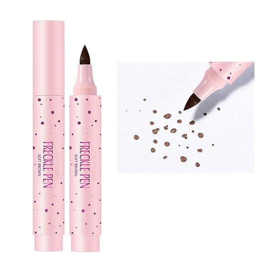 Freckle Pen Faux Freckle Pen Colour Pop Freckle Pen Supernaturally Realistic Freckles Makeup Brush Fantastic Freckles Pen Long-lasting Waterproof Soft-point Absorbent Pen For a Natural and Easy Makeup Look (dark brown)-VivaGrace Women