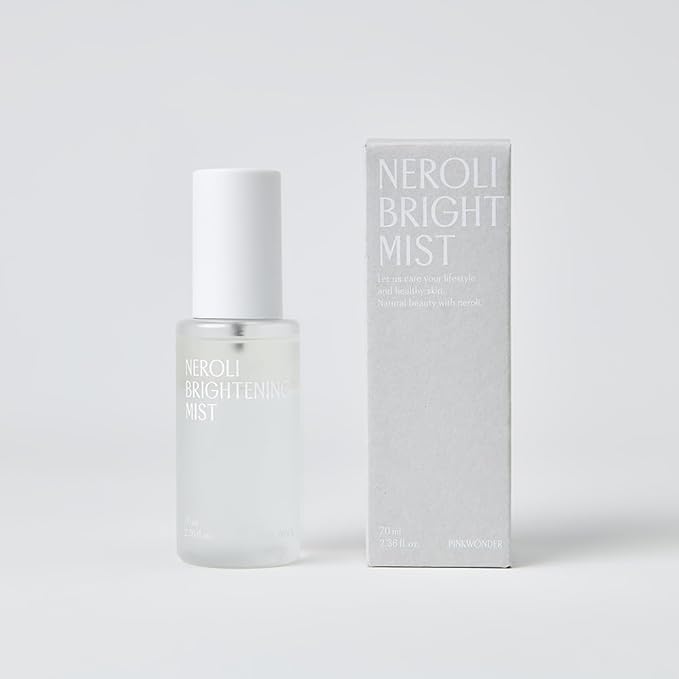 PINKWONDER Neroli Mist 2.36oz (70ml), Hydrating Facial Spray with Neroli & Jojoba Oil, Glowing and Radiant Skin, Antioxidant, Korean Skincare-VivaGrace Women
