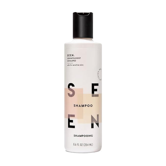 SEEN Shampoo - Scented - Non-Comedogenic & Sulfate-Free Hair Shampoo- Dermatologist-Developed - Safe for Sensitive & Acne Prone Skin-VivaGrace Women