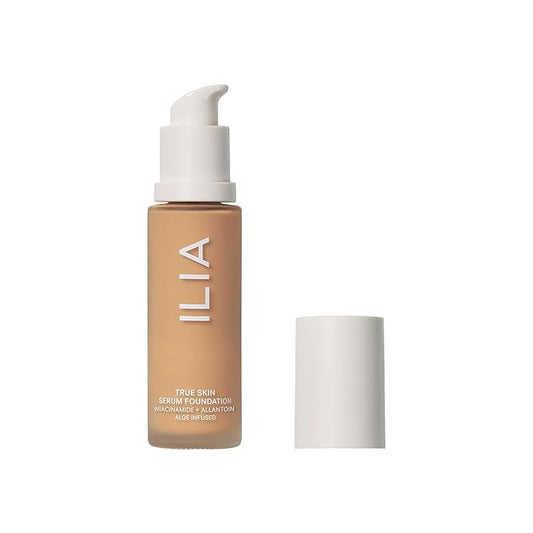 ILIA - True Skin Serum Foundation | Non-comedogenic, Cruelty-Free, Vegan, Weightless Feel, Buildable Coverage, Safe For Sensitive Skin (Catalina SF7)-VivaGrace Women