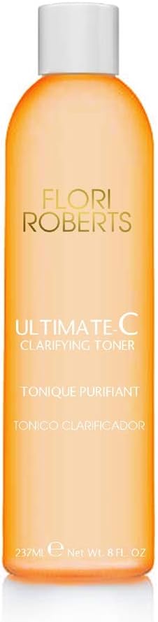 Ultimate-C Clarifying Toner by Flori Roberts, Facial Toner for Women of Color or Deeper Skin Tones, Protects Against Signs of Aging, Refreshing, Hydrating, Calming, Alcohol-Free-VivaGrace Women