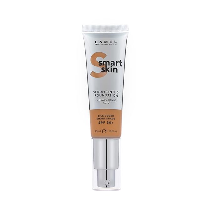 Lamel- Smart Skin Serum Tinted Foundation - 409 Deep Beige | Smoothens skin | Weightless texture| Blurs pores | All-day wear | 35ml-VivaGrace Women