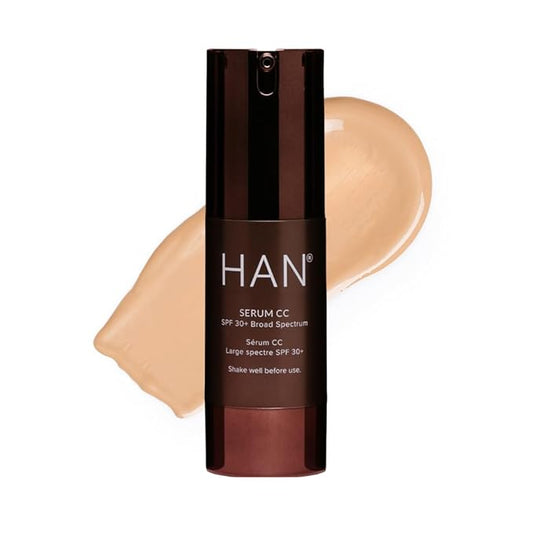 HAN Skincare Cosmetics Serum CC with SPF 30 I Vegan I Cruelty-Free I Waterless (Shade 3)-VivaGrace Women