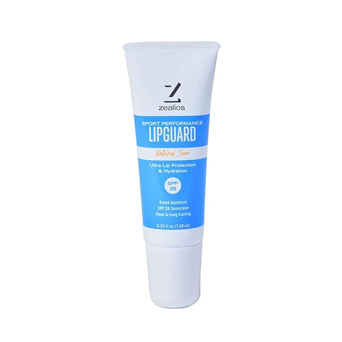 Zealios LipGuard - SPF 28 - UVA/UVB Sunscreen Protection & Repair Chapped Lips - Broad Spectrum Protection Lip Balm - Sensitive Skin Safe - Paraben Free Coconut Jojoba Oils Lip Applicator - Pack of 3-VivaGrace Women