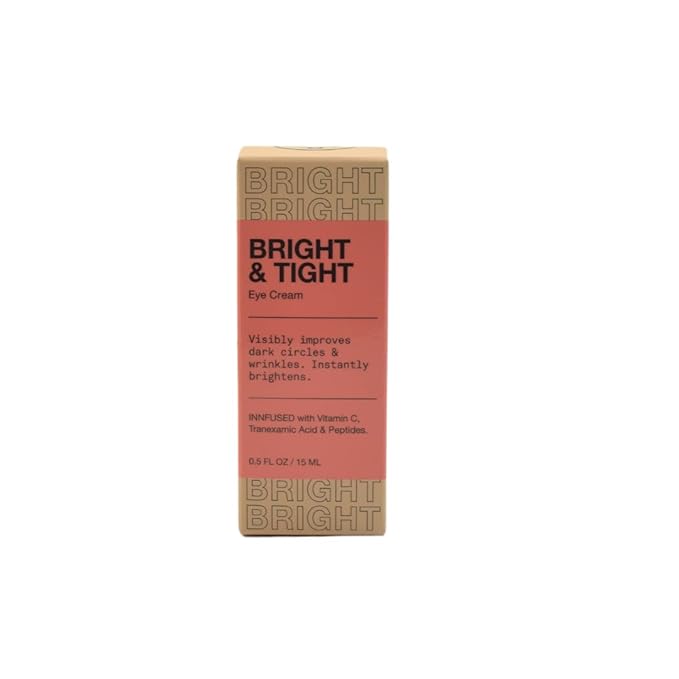 iNNBEAUTY PROJECT Bright & Tight Dark Circle Firming Eye Cream with Vitamin C & Peptides 0.5 oz / 15 mL-VivaGrace Women