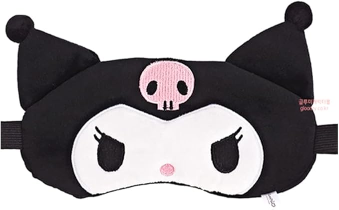 Hello Kitty Friends Characters Sleeping Eye Mask 1PC (Cinnamoroll / Pompompurin) (Kuromi)-VivaGrace Women