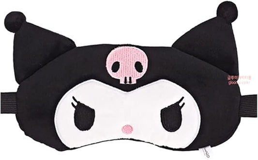Hello Kitty Friends Characters Sleeping Eye Mask 1PC (Cinnamoroll / Pompompurin) (Kuromi)-VivaGrace Women