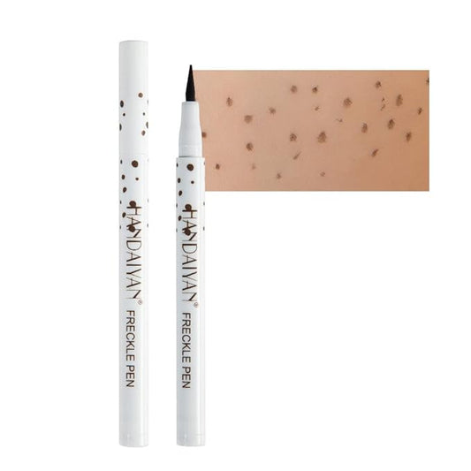Freckle Pen 4 Colors Natural Freckle Pen Fake Freckle Pen Waterproof Long Lasting Soft Spots Natural Relaxing Sun Makeup (Dark Brown)-VivaGrace Women