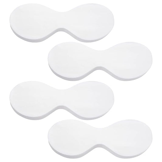 PAGOW 400 Sheets Disposable Non Woven Eye Care, Cotton Paper Facial Eye Pads Spa, DIY Clear Eye Mask Paper Beauty Sheets for Skincare Spa Wrap Moisture Retention-VivaGrace Women