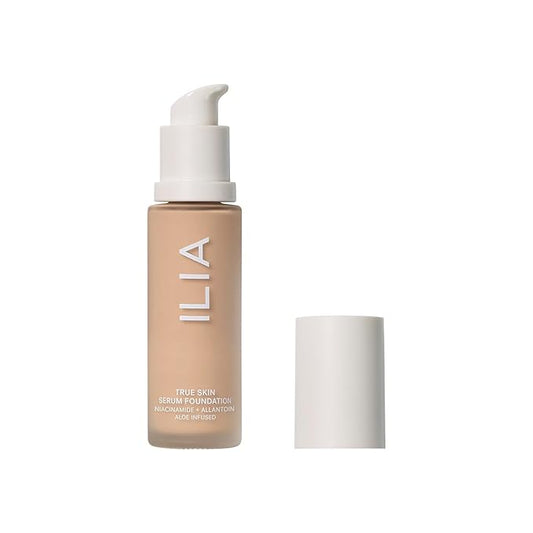 ILIA - True Skin Serum Foundation | Non-comedogenic, Cruelty-Free, Vegan, Weightless Feel, Buildable Coverage, Safe For Sensitive Skin (Texel SF3)-VivaGrace Women