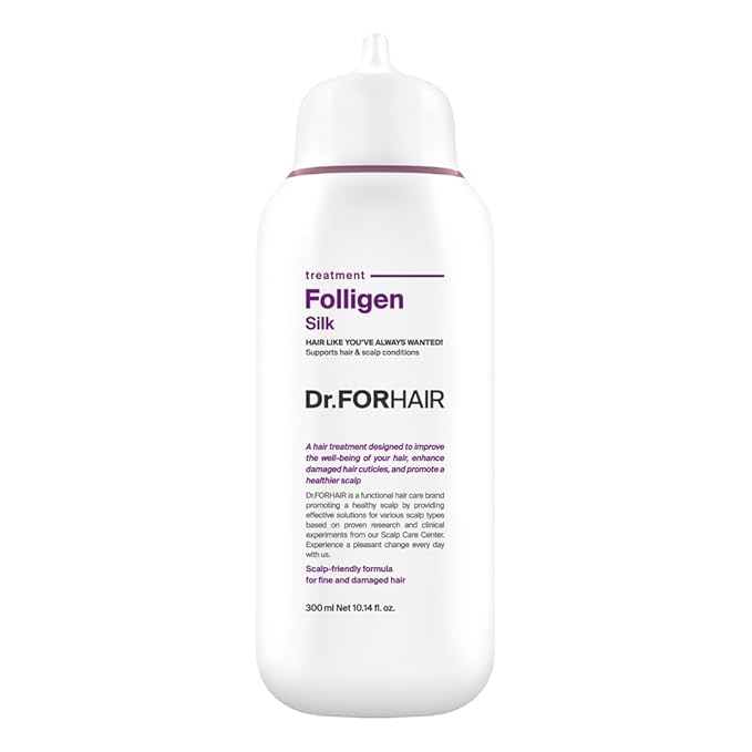 Dr.FORHAIR Folligen Silk Treatment 300 ml/10.14 fl. oz. | Damaged Scalp And Hair Care | Gentle, Nourishing & Strengthening-VivaGrace Women