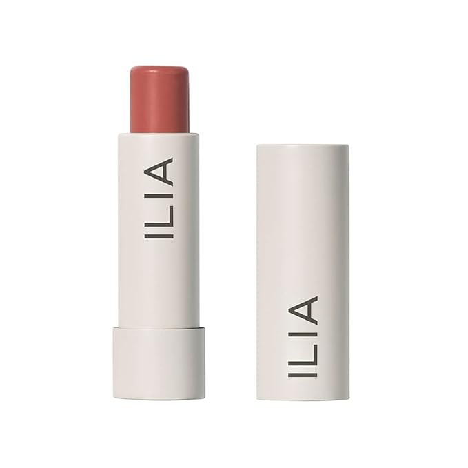 ILIA - Balmy Tint Hydrating Lip Balm | Non-Toxic, Cruelty-Free, Moisturizing + Sheer, Buildable Lip Color (Hold Me, 0.15 oz | 4.4 g)-VivaGrace Women