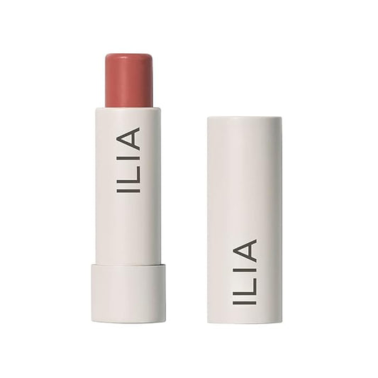 ILIA - Balmy Tint Hydrating Lip Balm | Non-Toxic, Cruelty-Free, Moisturizing + Sheer, Buildable Lip Color (Hold Me, 0.15 oz | 4.4 g)-VivaGrace Women