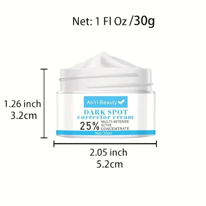 Cream for Correcting Dark Spots: Face, Body, and Sensitive Areas, Promoting Youthful Skin for Both Women and Men (1oz)-VivaGrace Women