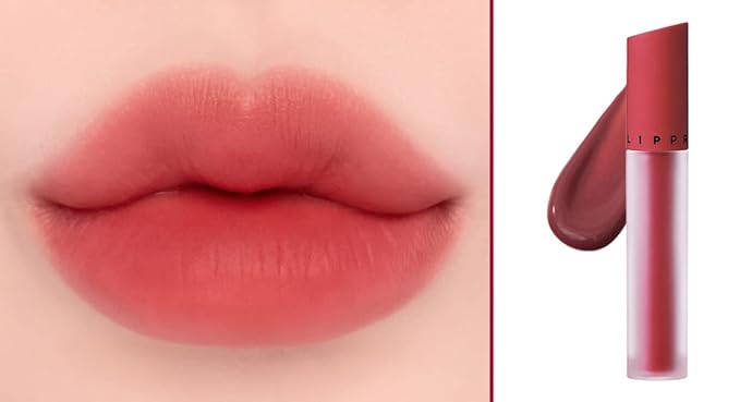 JUNG SAEM MOOL LIP-PRESSION See-Through Tint 0.14 Fl Oz, Soft Blurred Velvet Tint with Lightweight Long lasting Hydration, Seamless Fit Texture, Mood Tone Color, Korean Lip Makeup (RUBY VEIL)-VivaGrace Women
